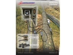 Instalasi Flowmeter Ultrasonic Clamp on Pada Pipa HDPE