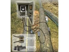 Instalasi flowmeter Flowmasonic WUF 620 CF pipa HDPE