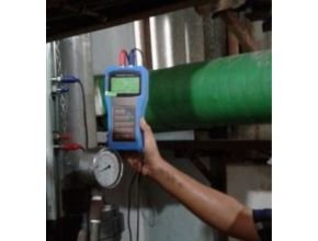 Flow meter ultrasonic Portable WUF 100J flowmasonic