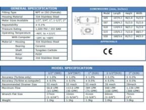Stainless Steel Turbine Flow Meter
