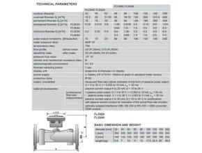 Ultrasonic water meters FLOMIC FL5024 and FL5044