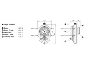 Tank Level Gauge Dimension