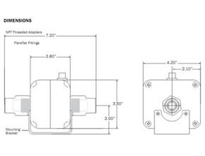 Low Flow Electromagnetic Flow Meter Dimension