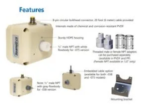 Low Flow Magnetic Flow meter Feature