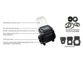 plastic bodied magnetic flow meter