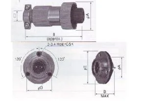 NWPC Connector Nanaboshi Industrial Electrical Connector