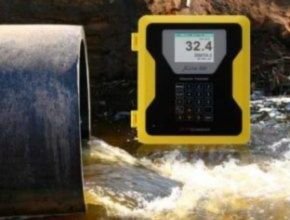 Flowmeter sewer pipe ultrasonic clamp on