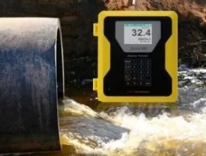 Flowmeter sewer pipe ultrasonic clamp on