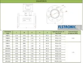 Gas flowmeter drawing