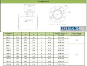 Gas flowmeter drawing