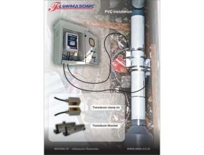 Flow meter ultrasonic clamp on untuk air limbah