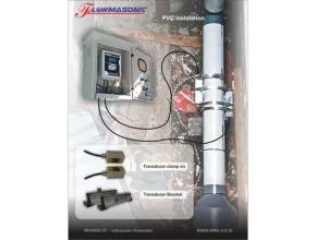 Flow meter ultrasonic clamp on untuk air limbah
