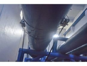 Pemasangan Bracket Clamp on transducer Ultrasonic flow meter