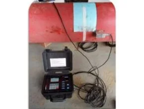 Penggunaan portable flow meter ultrasonic flowmasonic wuf 620J