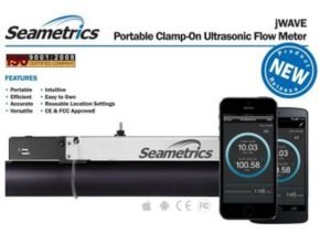 Portable ultrasonic flow meter
