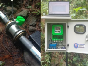Pemasangan Flow meter electromagnetic aliran gravitasi