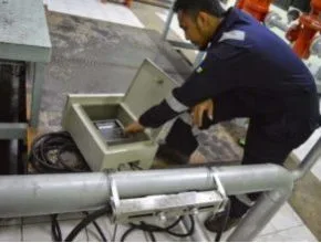 Sitelab Sl1188 Ultrasonic flow meter setting