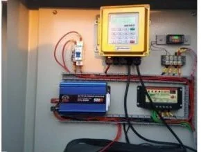 Flowmasonic WUF100 Ultrasonic Flow Meter solar panel power