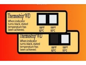 Thermax Thermostrip DL Dishwasher Temperature Label