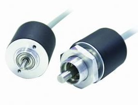Incremental optical rotary encoders with protruding shaft