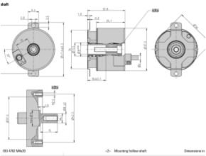 Hengstler AD 36 Encorder drawing