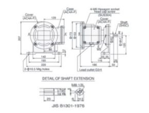 Dimension ESRDP 200B - SDP 13 Dust ignition proof Type Speed Relay