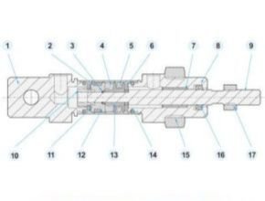 Drawing Shako Pneumatic Hydraulic Cylinder