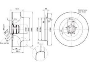EBM PAPST R4E 355AK05 AC Centrifugal Fans