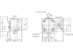 Matsushima Pull Cord Switch ELAM 21W d2G4 Dimension