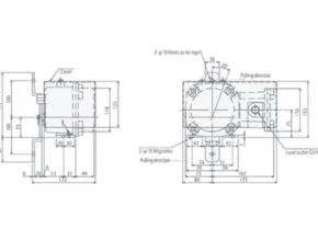 Matsushima Pull Cord Switch ELAM 21W d2G4 Dimension