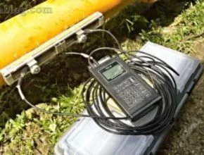 Flow Meter Ultrasonic Yang Digunakan Untuk Mengecek Kapasitas Pompa