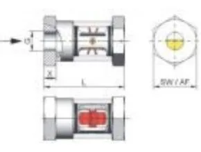 Honsberg WR1 Flow Indicator