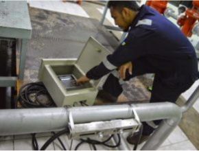 Sitelab Sl1188 Ultrasonic flow meter setting