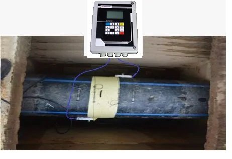 Flowma flowmasonic WUF 620 Clamp On Ultrasonic Flow Meter
