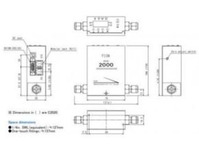 Fcon 2000 series dimensions