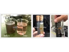 Result of KN-A50 Filtration Separation System