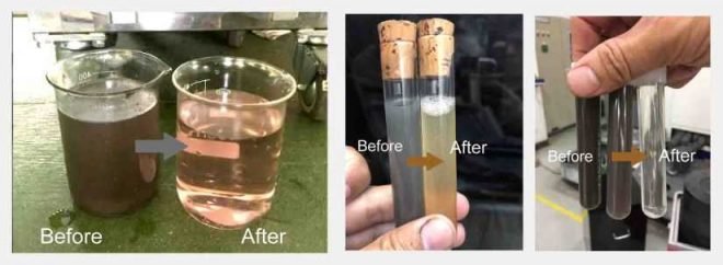 Result of KN-A50 Filtration Separation System