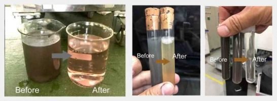 Result of KN-A50 Filtration Separation System