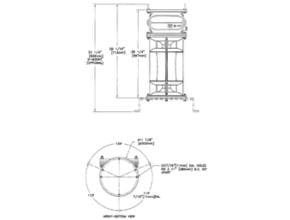 LIEX 710-051 Half Mile Fog Signal Drawing