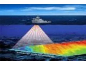 Survei bathymetri di laut