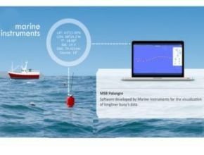 Reception system marine instrument