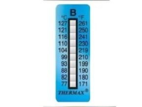 Thermax Tipe B 10 Level Temperature Label