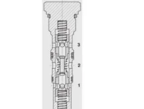 Hydac ST12230-01 Type Flow Divider Valve