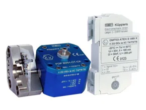FOP and OPTV Kem Kuppler Fibreoptical Amplifier and Lightpulse Receiver