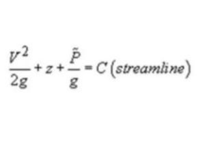 Persamaan Stream line terhadap Pressure dan velocity