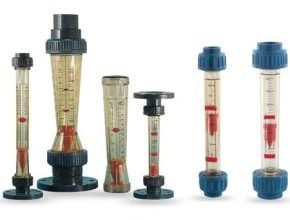 Model KSK KSM VKN Variable area - flow meter plastic measuring tube