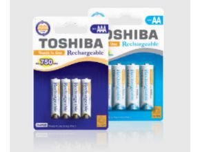 Toshiba Rechargeable (NI-MH) Batteries