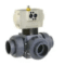 Bamo VP3V S4-PVC Pneumatic 3-Way Ball Valves