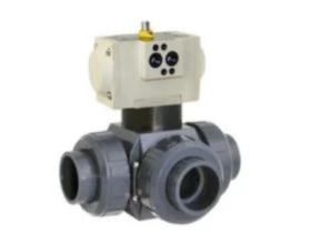 Bamo VP3V S4-PVC Pneumatic 3-Way Ball Valves