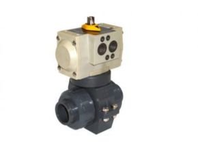 Pneumatically Actuated 2-Way Ball Valves VP2V S4-PVC